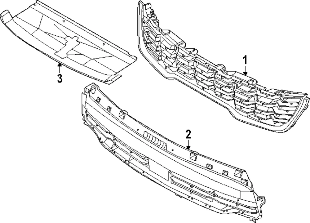 Lower Grille - Kia (86530-R5JD0)