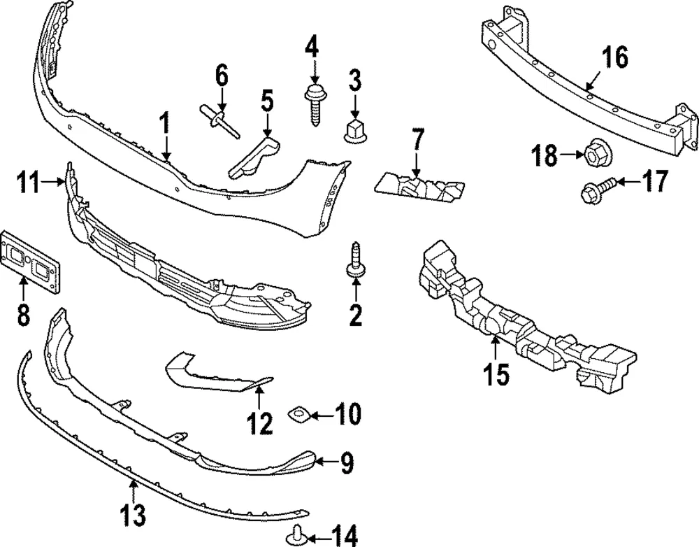 Lower Grille - Kia (86531-DW050)