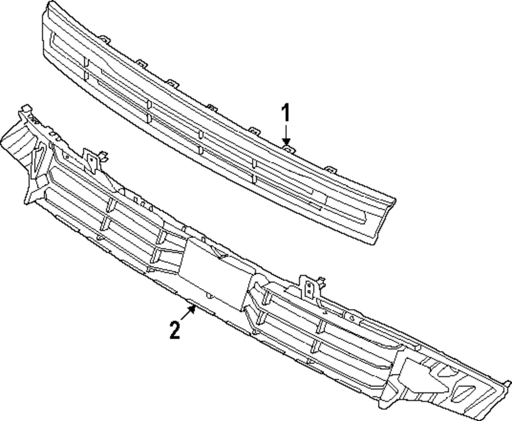 Lower Grille - Kia (86531-GG010BKL)