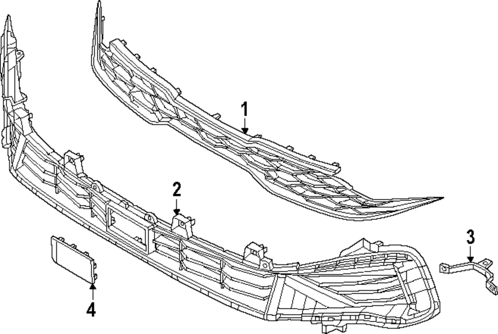Lower Grille - Kia (86531-L2AA0)