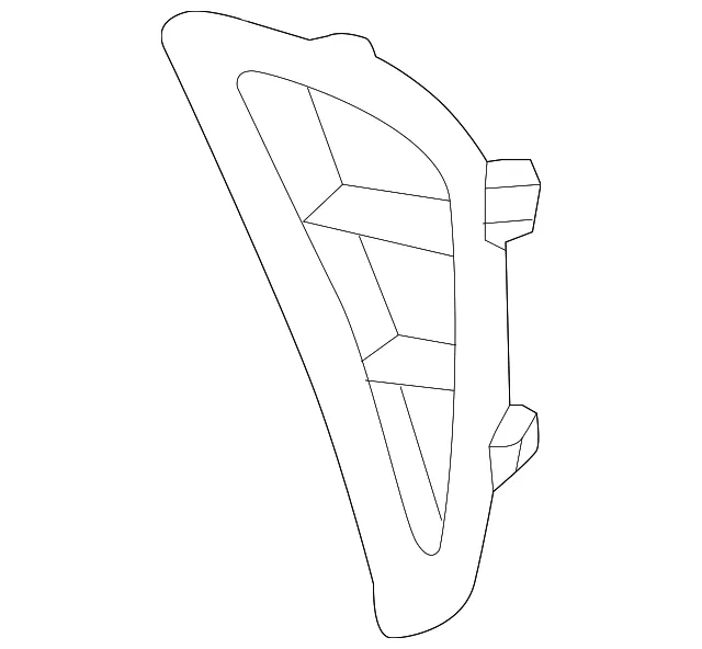 Outer Grille - Driver's Side (LH) - Kia (86563-B2800)