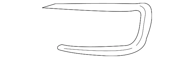 Trim Molding - Passenger Side (RH) - Kia (86564-A9500)