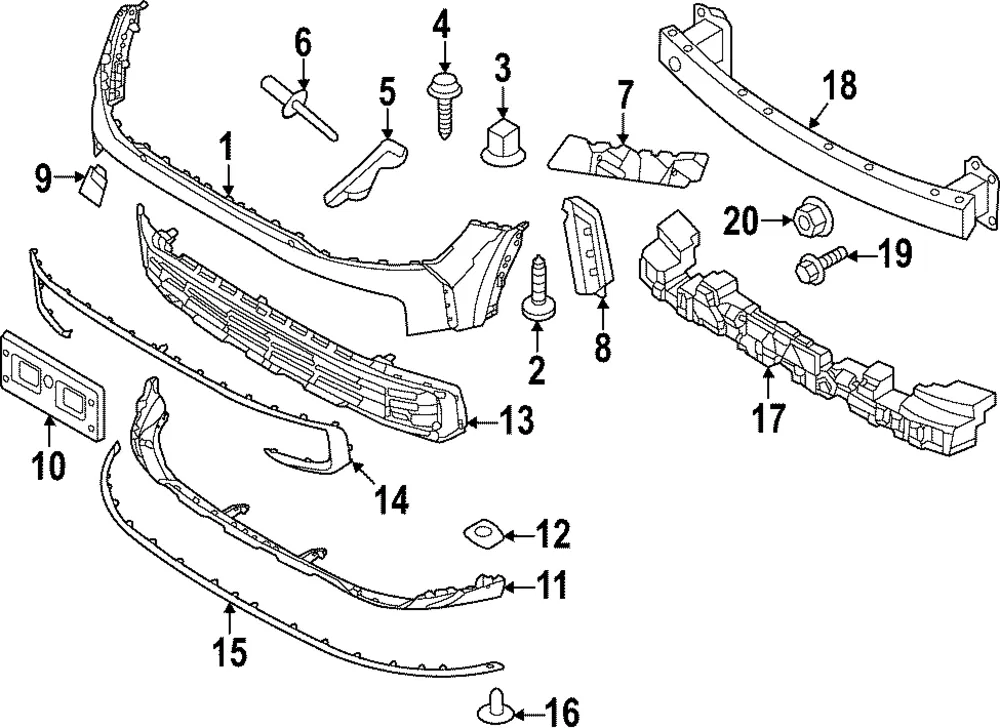 Trim Molding - Kia (86569-P1FA0)