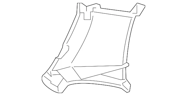 Radiator Support Air Deflector - Kia (86575-4U500)