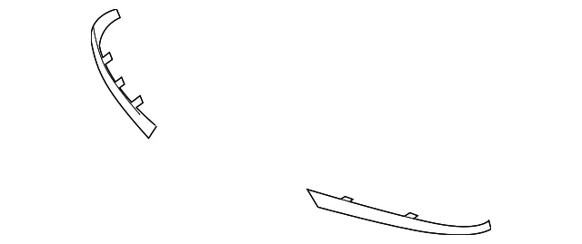 Air Deflector - Driver's Side (LH) - Kia (86581-3E500)