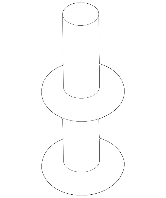 Bumper Cover Fastener - Kia (86590-3E500)