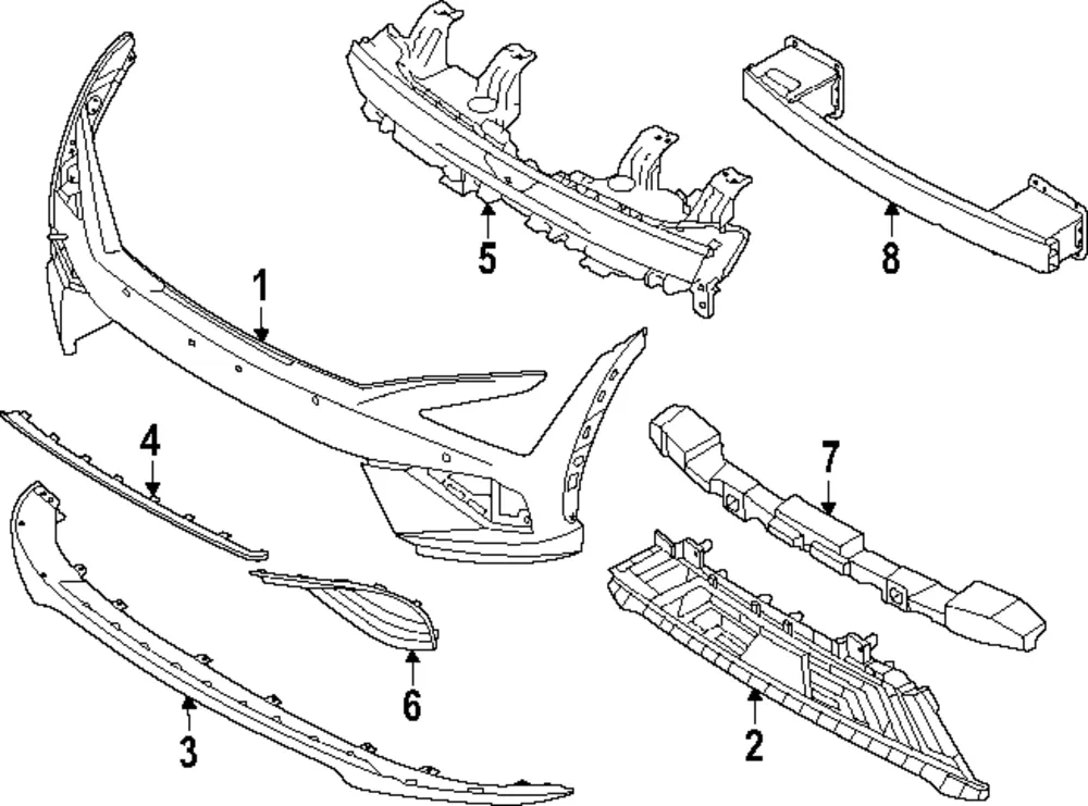 Outer Molding - Kia (86593-XG100)