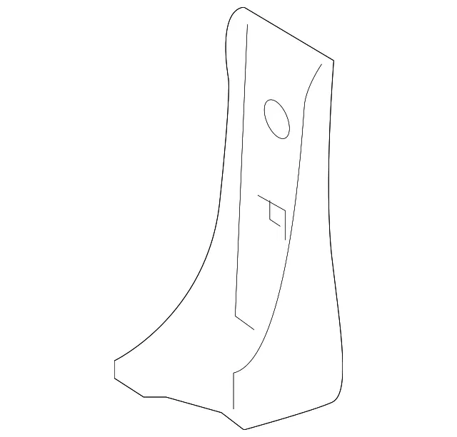 Lower Grille Mount - Kia (86598-K0500)