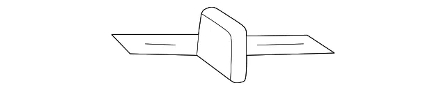 Bumper Cover Emblem - Volvo (8659949)