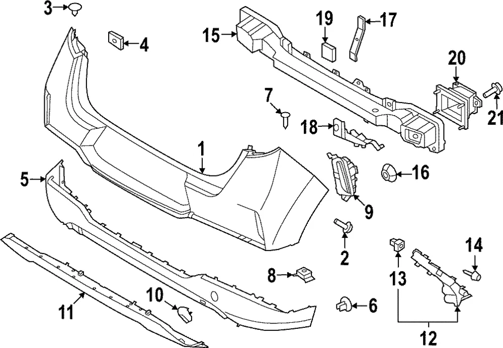 Bumper Cover - Kia (86610-K0AA0)