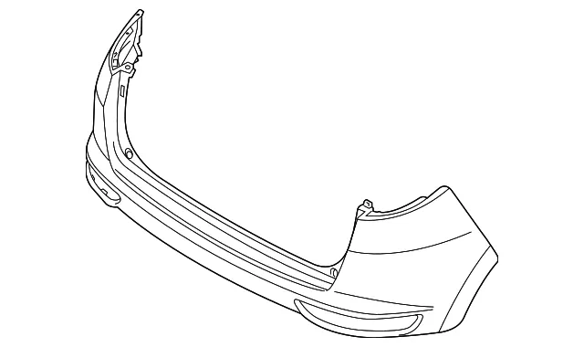 Bumper Cover - Kia (86611-D9500)