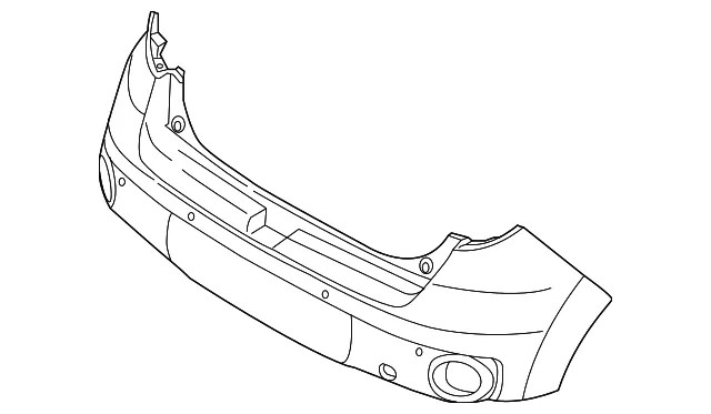 Bumper Cover - Kia (86611-E4200)