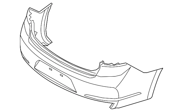 Bumper Cover - Kia (86611-F6060)