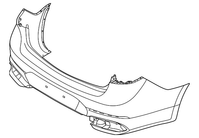 Bumper Cover - Kia (86611-F6540)