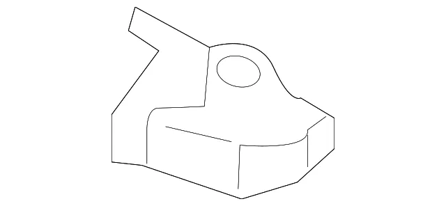 Bumper Cover Lower Bracket - Driver's Side (LH) - Kia (86615-3W000)