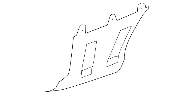 Bumper Cover Bracket - Kia (86623-FD000)