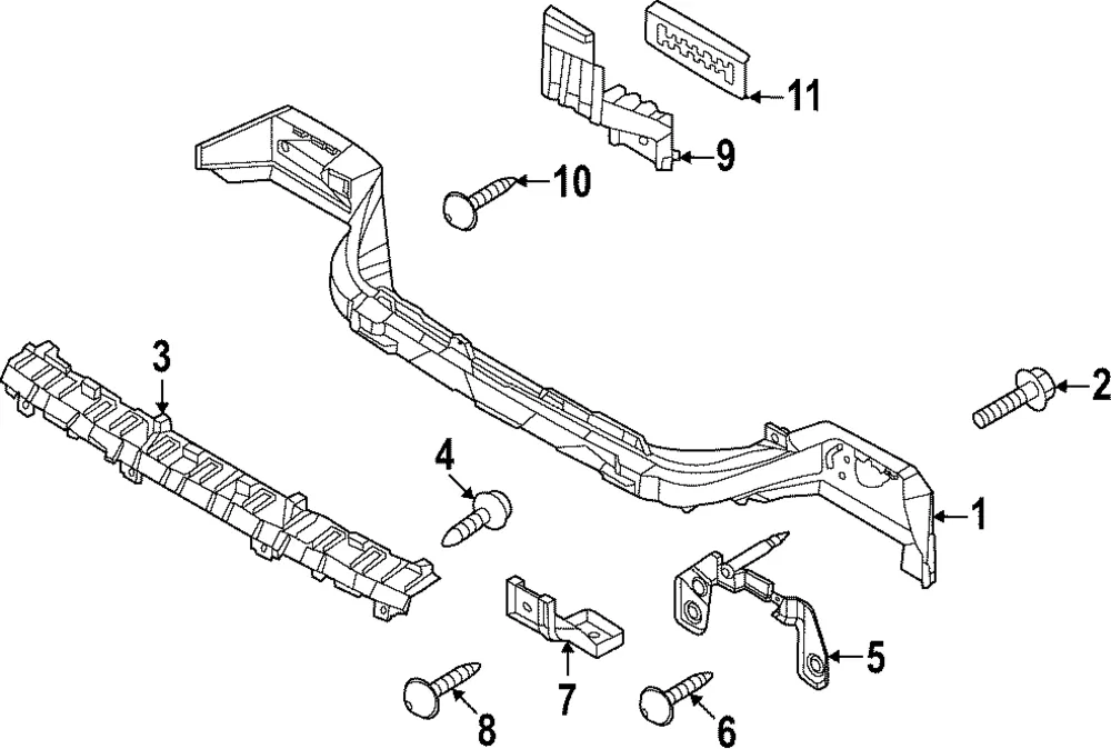 Bumper Bracket - Kia (86625-DWEA0)