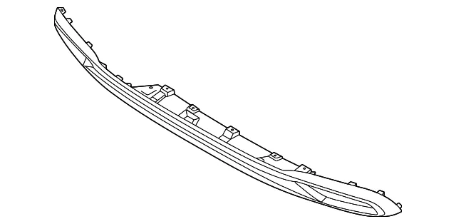 Cover Rear Bumper Lower - Kia (86625-F6500EB)