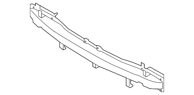 Rail Rear Bumper - Kia (86631-1M000)
