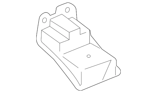 Interior Quarter Panel Trim Panel Storage Compartment Bracket - Volvo (8663461)