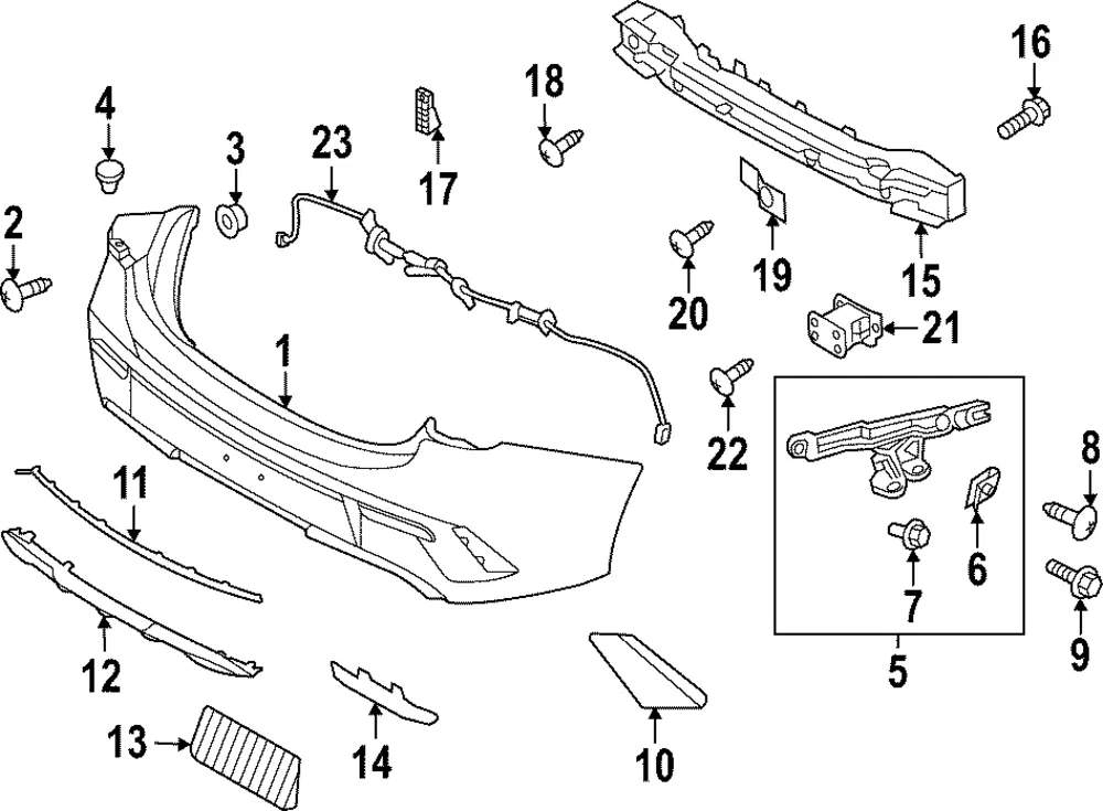 Molding - Kia (86639-H9AA0)