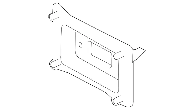 Bumper Bracket - Driver's Side (LH) - Kia (86641-1M000)