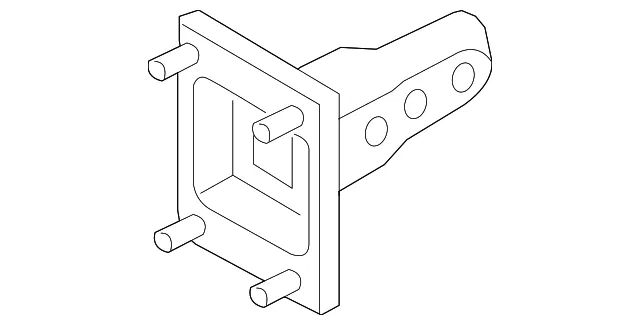 Bumper Bracket - Driver's Side (LH) - Kia (86641-2F000)
