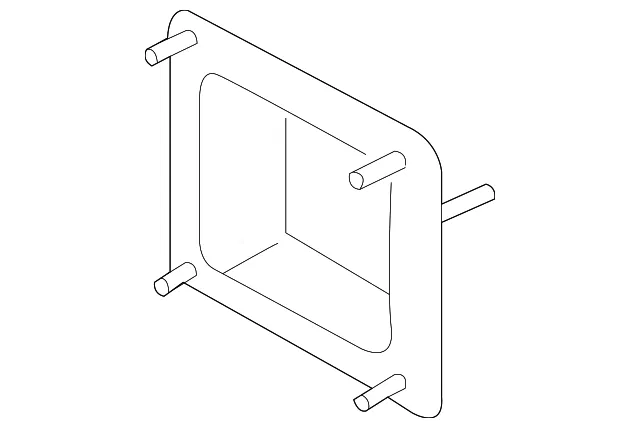 Bumper Impact Bar Bracket - Kia (86641-2T000)
