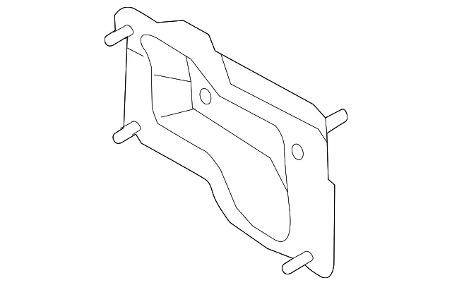 Bumper Bracket - Passenger Side (RH) - Kia (86642-A7010)