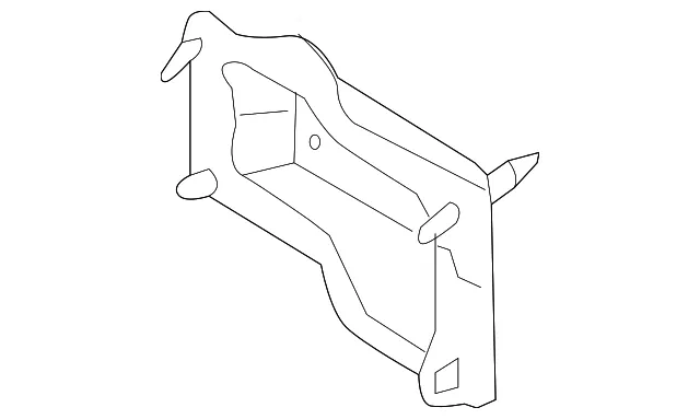 Bumper Bracket - Passenger Side (RH) - Kia (86642-B0500)