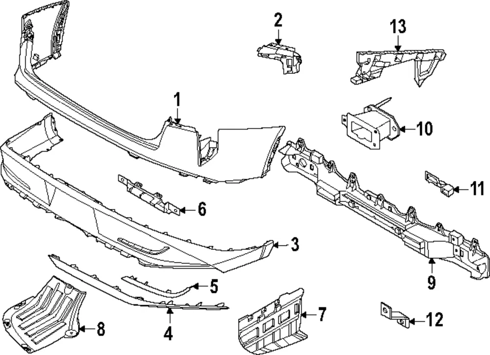 Bumper Cover - Kia (86650-GG020BKL)