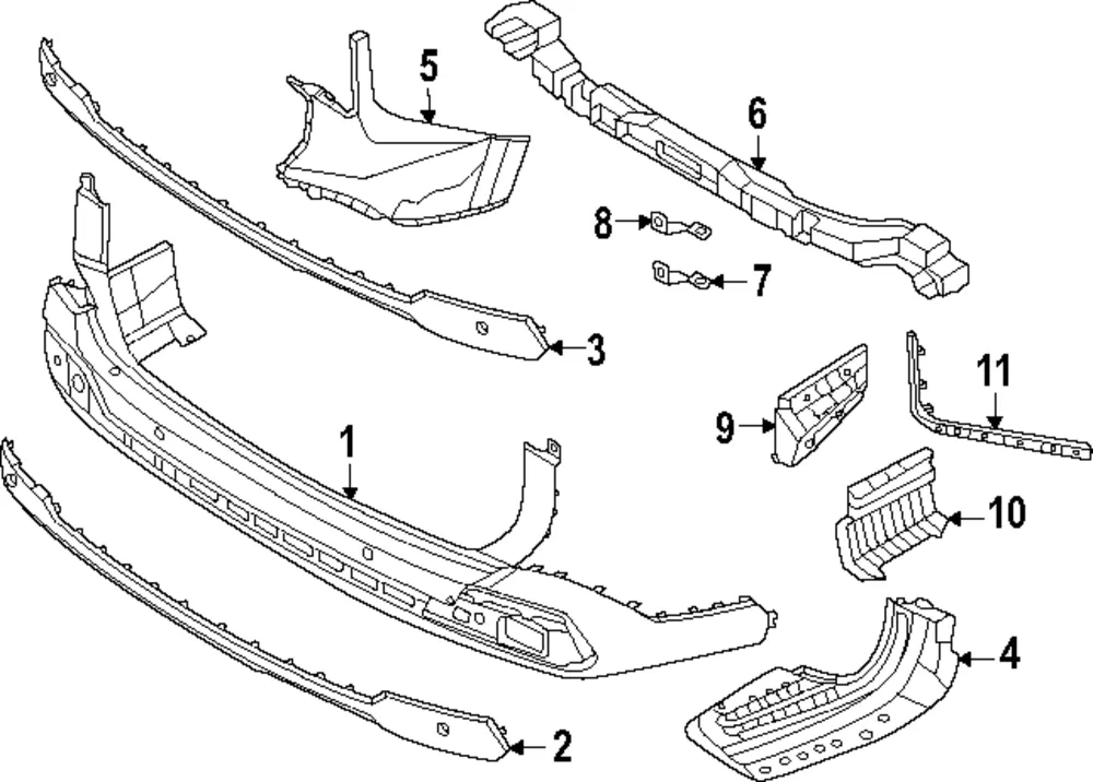 Bumper Cover - Kia (86650-R0510BKL)