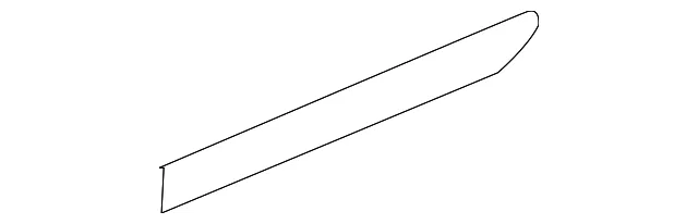 Side Molding - Driver's Side (LH) - Kia (86671-3F550)