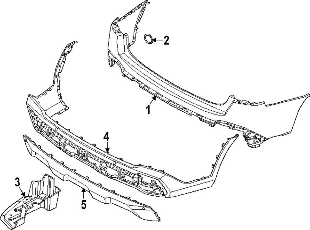 Bumper Trim - Kia (86671-R5AA0)