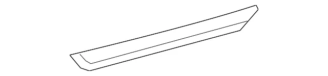 Trim Molding - Passenger Side (RH) - Kia (86672-3T000)