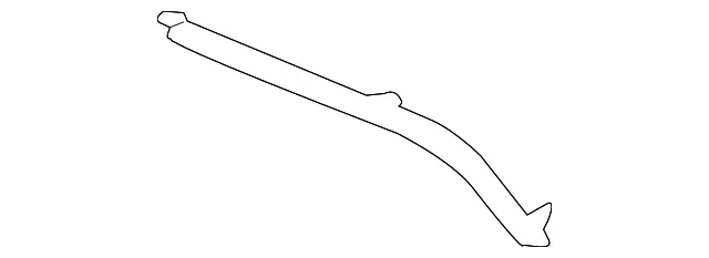 Outer Molding - Driver's Side (LH) - Kia (86675-D5210)