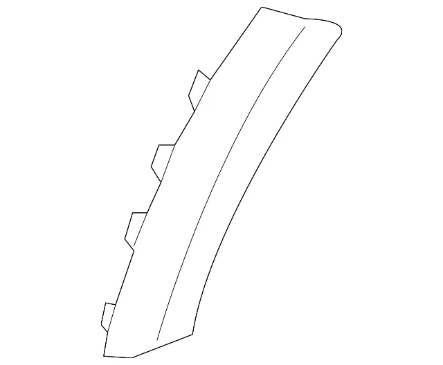 Outer Molding - Driver's Side (LH) - Kia (86681-G5000)