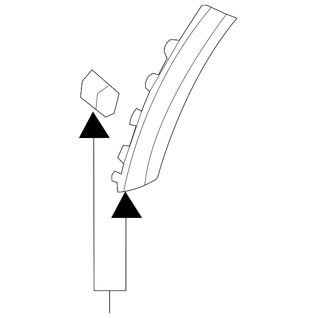Outer Molding - Kia (86681-Q4000)