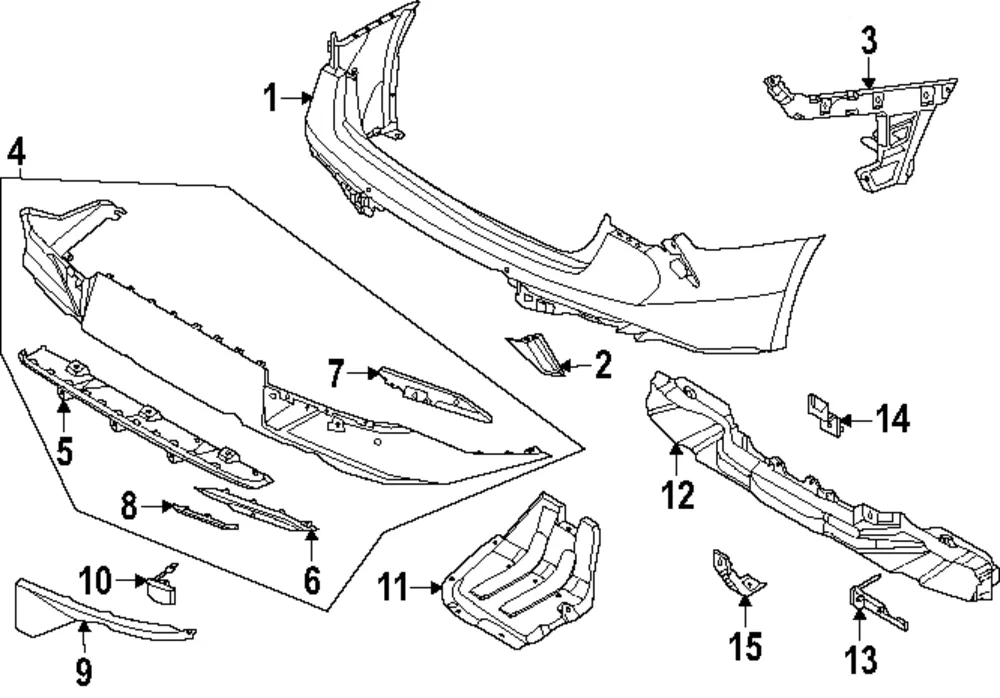 Lower Molding - Kia (86694-L2510)