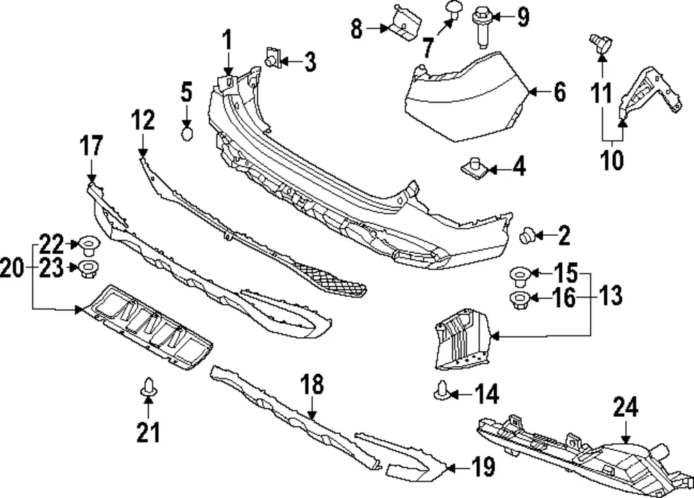 Cover Molding - Kia (86699-DW100)