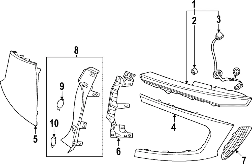 Applique - Kia (866G3-XG000)