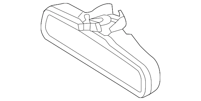 Interior Rear View Mirror - Volvo (8676968)
