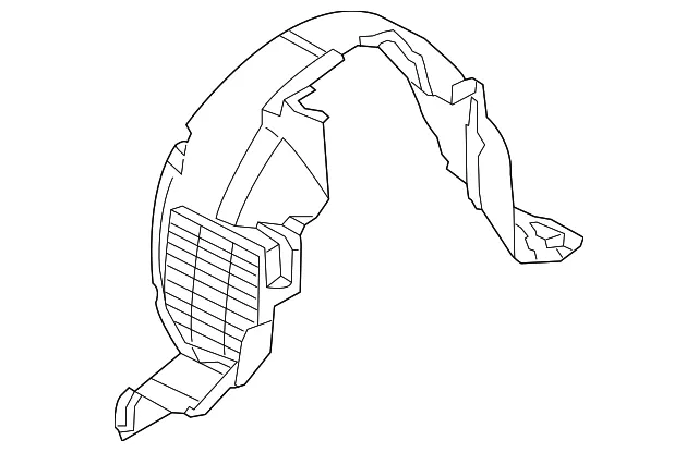 Fender Liner - Driver's Side (LH) - Kia (86811-3F500)