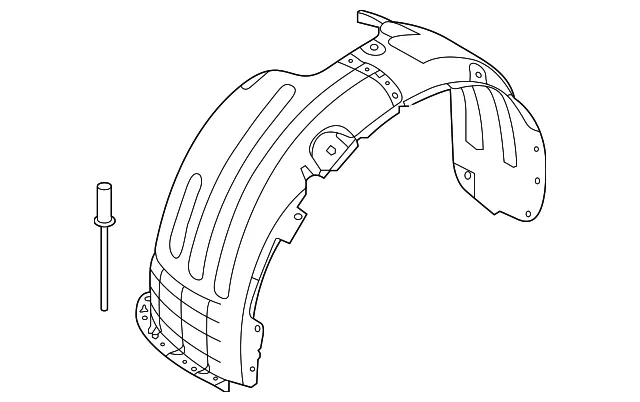 Fender Liner - Kia (86811-AO000)