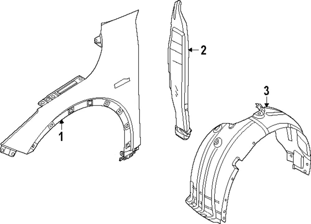 Fender Liner - Kia (86811-GG000)