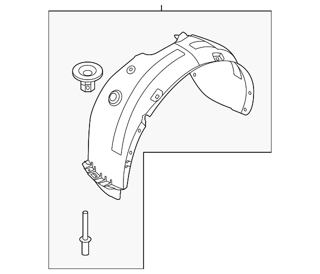 Fender Liner - Kia (86812-DW000)