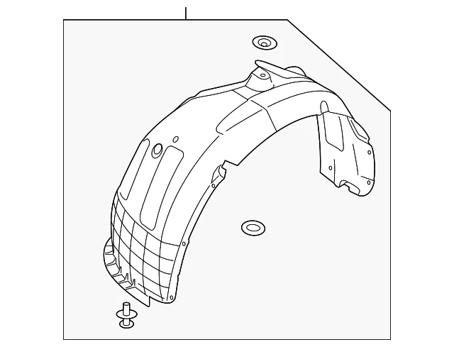 Fender Liner - Kia (86812-K0500)