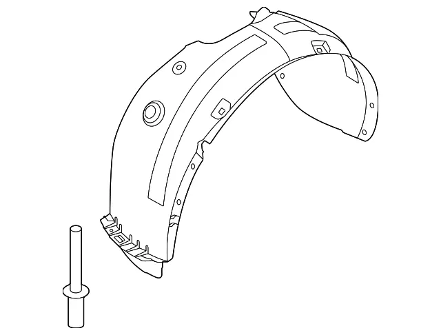 Fender Liner - Kia (86812-P1000)