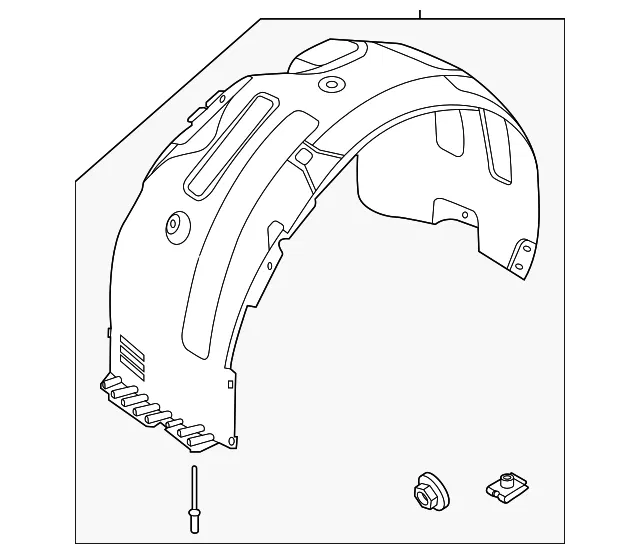 Fender Liner - Kia (86812-P2000)