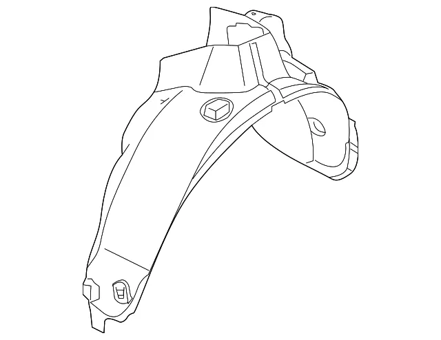 Splash Shield - Passenger Side (RH) - Kia (86822-1F010)